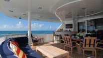 Motor yacht Dona Lola -  Aft Deck View 2